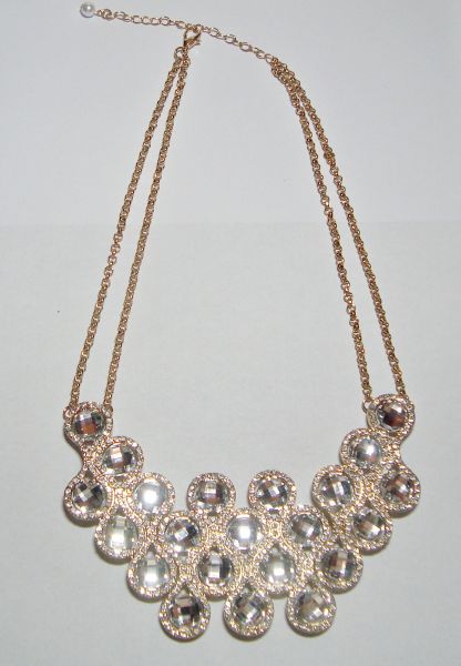 x-Maxi Colar Luxo strass